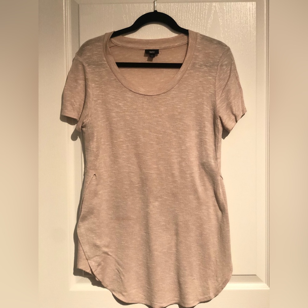 Blush pink Tunic Shortsleeved Shirt